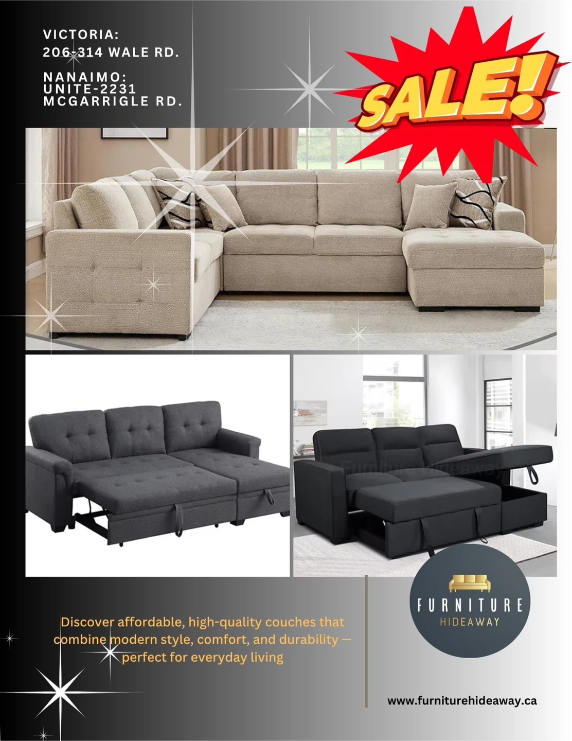 🔥 FURNITURE ON SALE — COUCHES, BEDFRAMES, DINING & MORE! 🔥 - photo 2