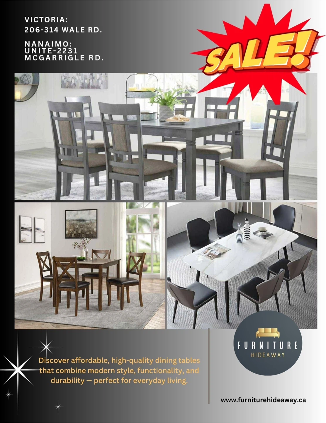 🔥 FURNITURE ON SALE — COUCHES, BEDFRAMES, DINING & MORE! 🔥