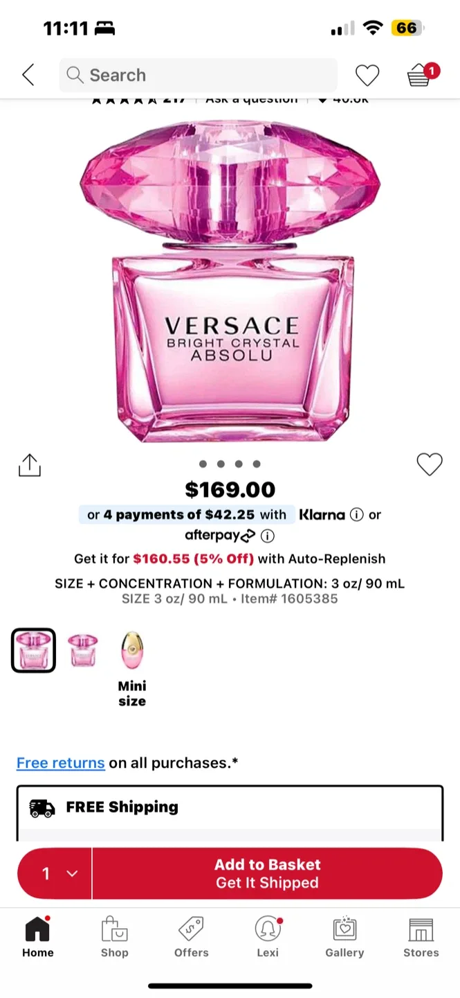 Versace Bright Crystal Absolu Eau de Parfum 50ml image indicator(3)