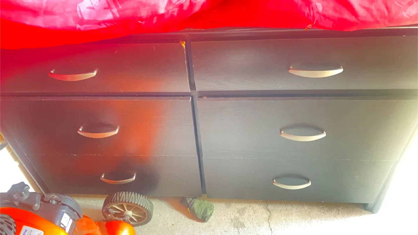 Black Dresser with Drawers image indicator(3)