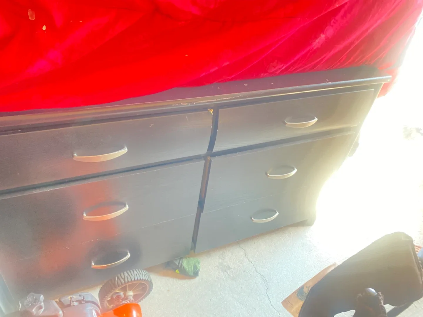 Black Dresser with Drawers thumbnail