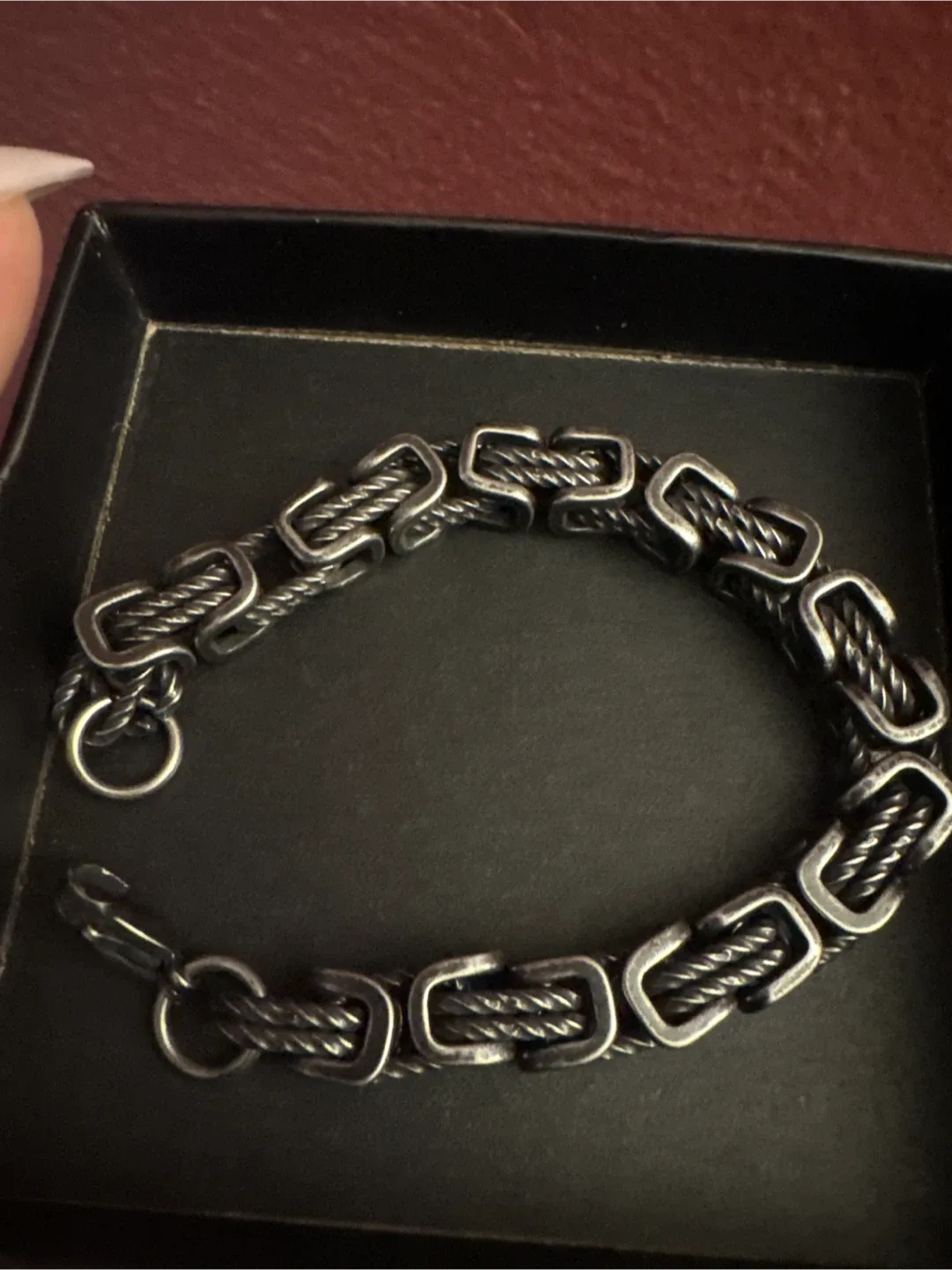 Black Stainless Steel Bracelet New image indicator(6)