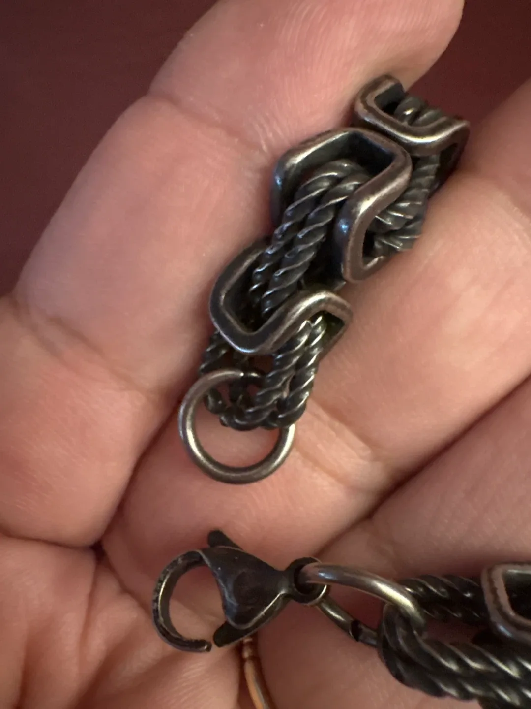 Black Stainless Steel Bracelet New image indicator(5)