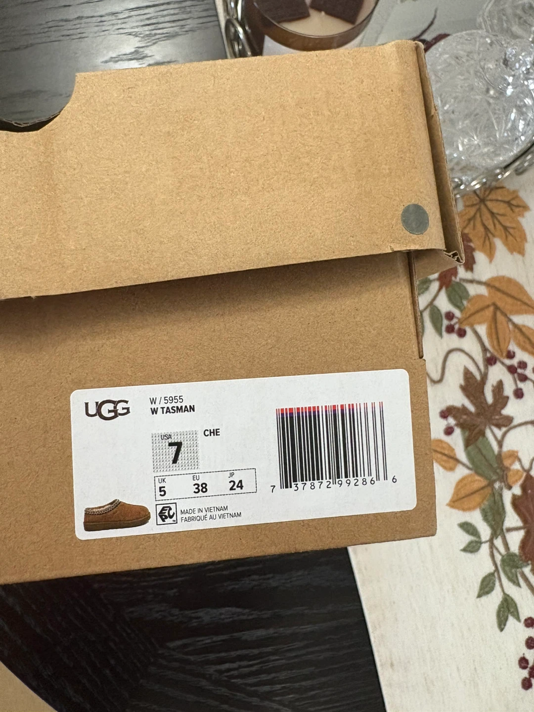 UGG W Tasman Chestnut Slipper - Women's Size 7 - photo 2