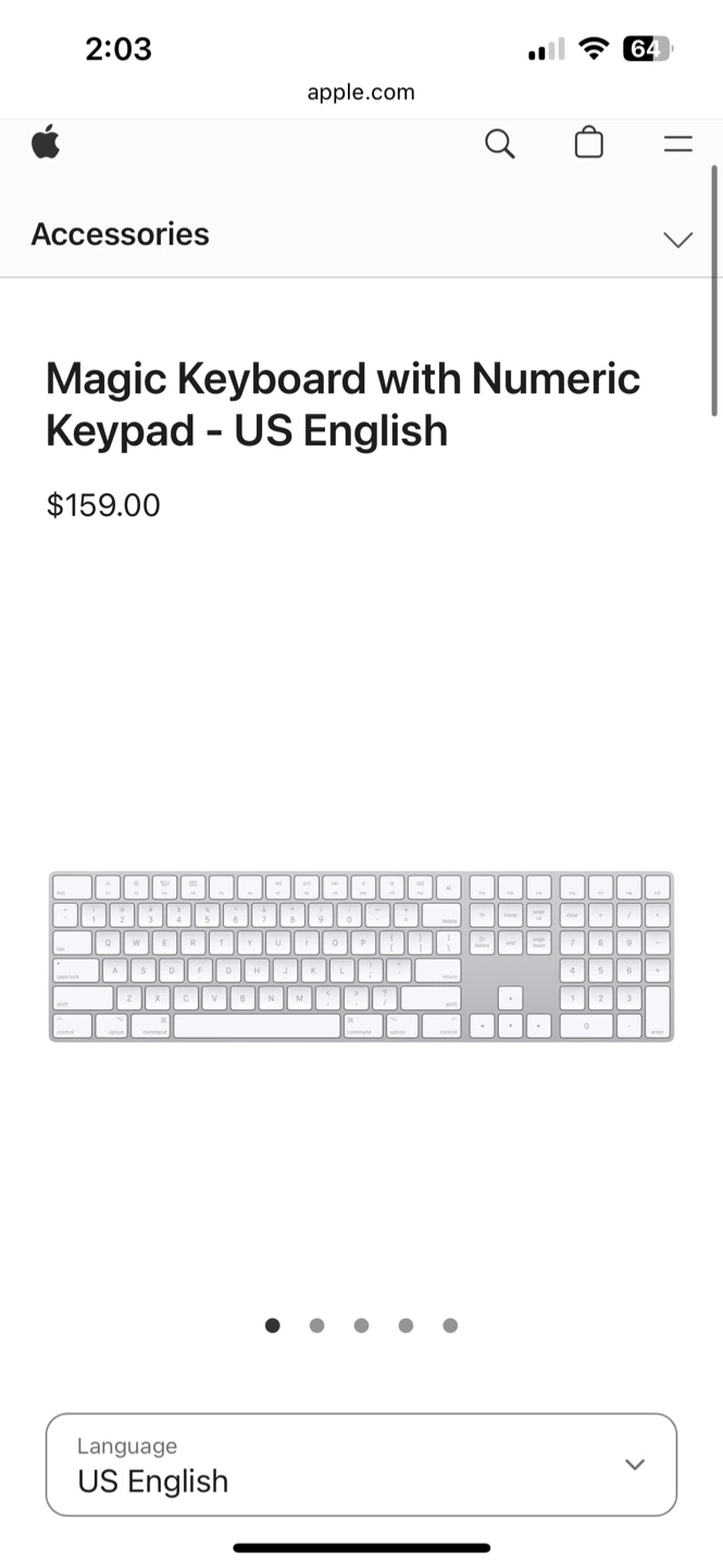 Apple Magic Keyboard with Numeric Keypad - Brand New in Box - photo 2