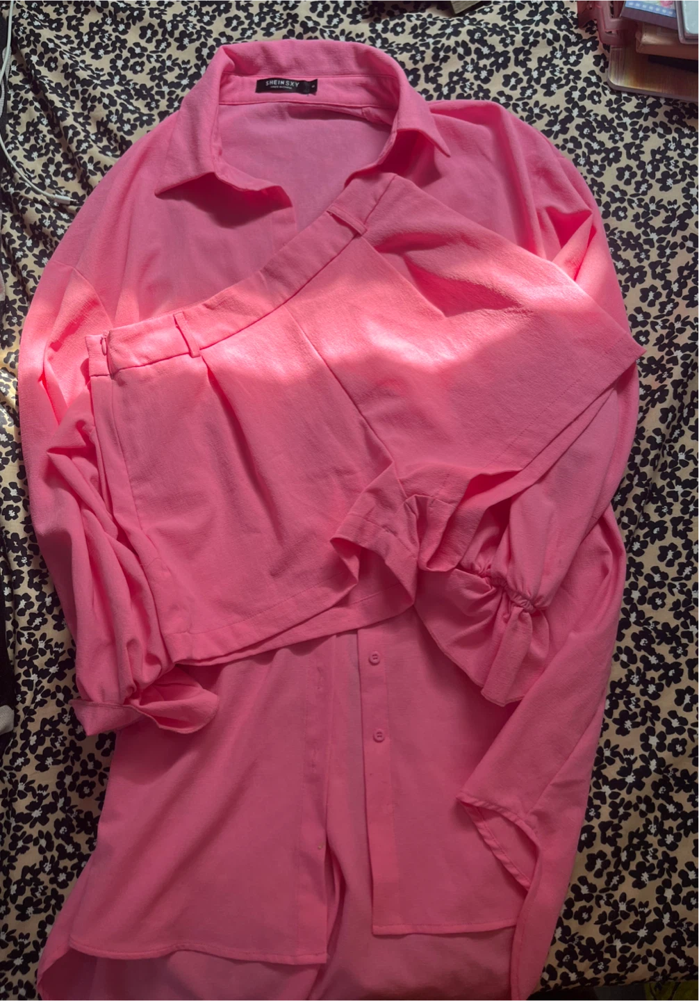 SHEIN Pink Two-Piece Set - photo 2