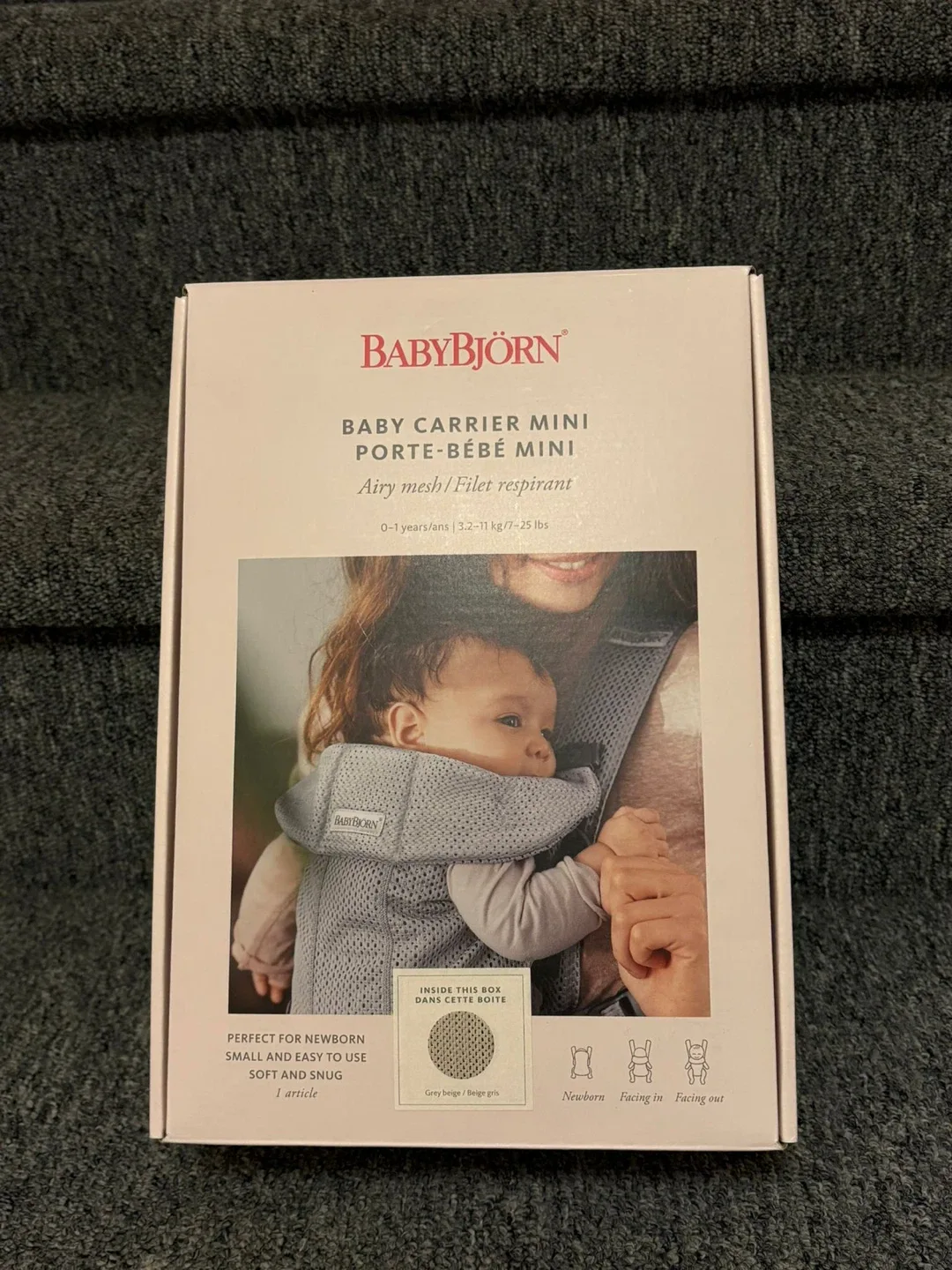 BabyBjorn Baby Carrier Mini - Airy Mesh thumbnail