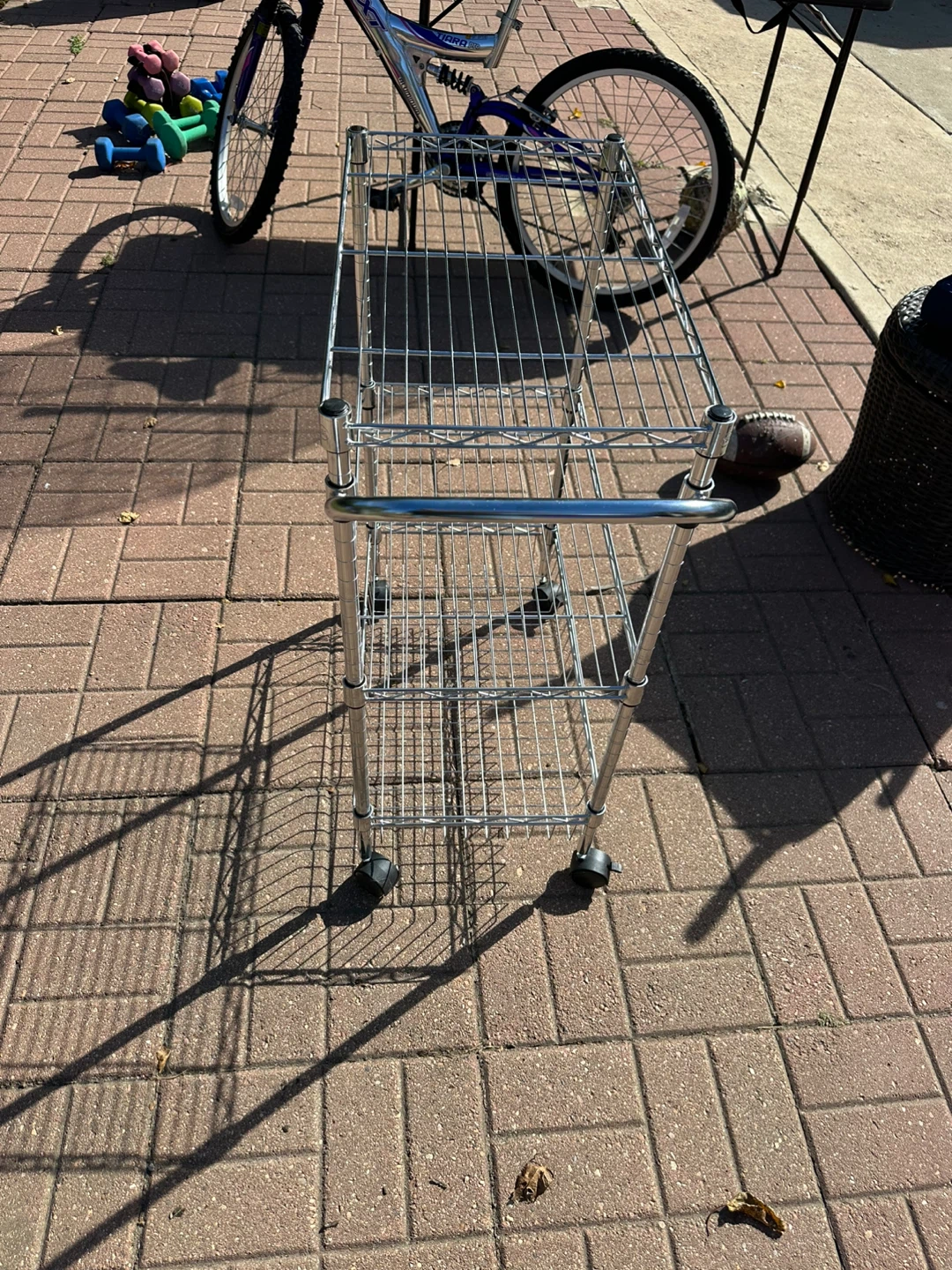 Rolling Metal Utility Cart - 29"x33"x14" - photo 2