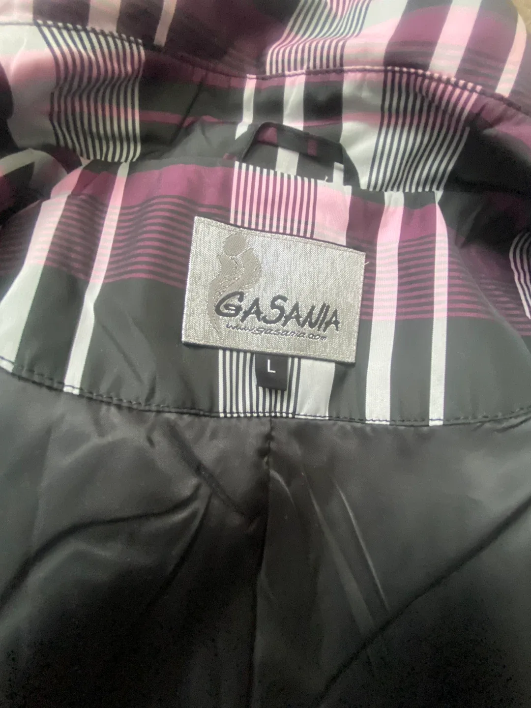 Plaid Trench Coat - Size L image indicator(3)