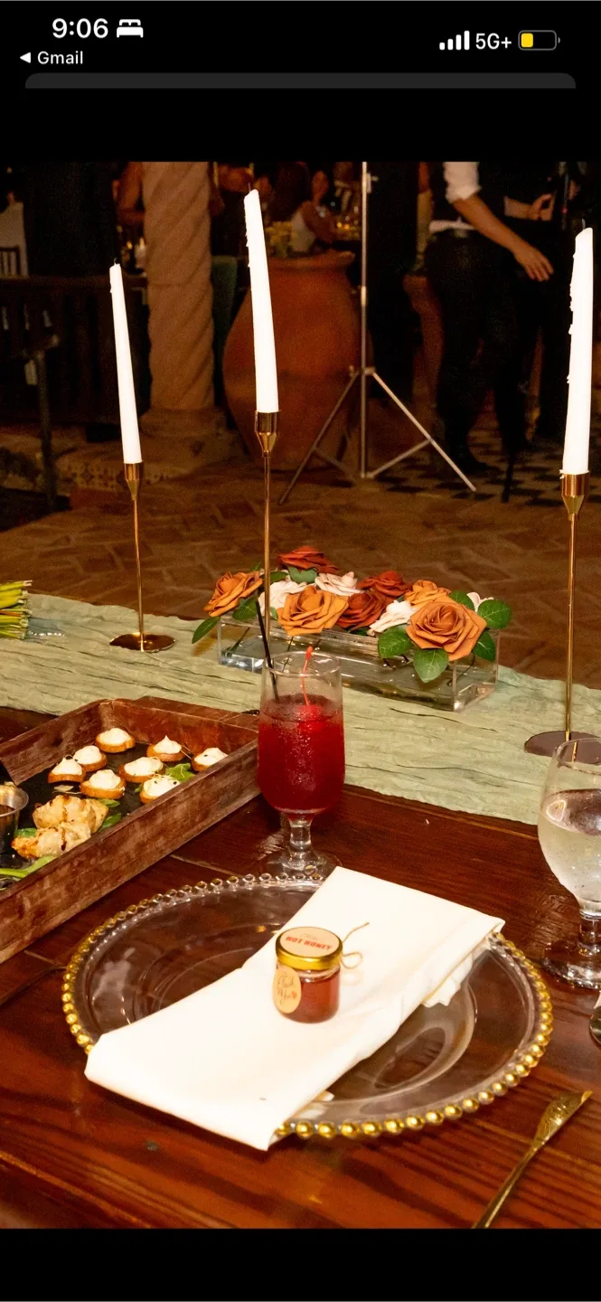 Ling's Moment Artificial Roses - Walnut Brown Shades image indicator(2)