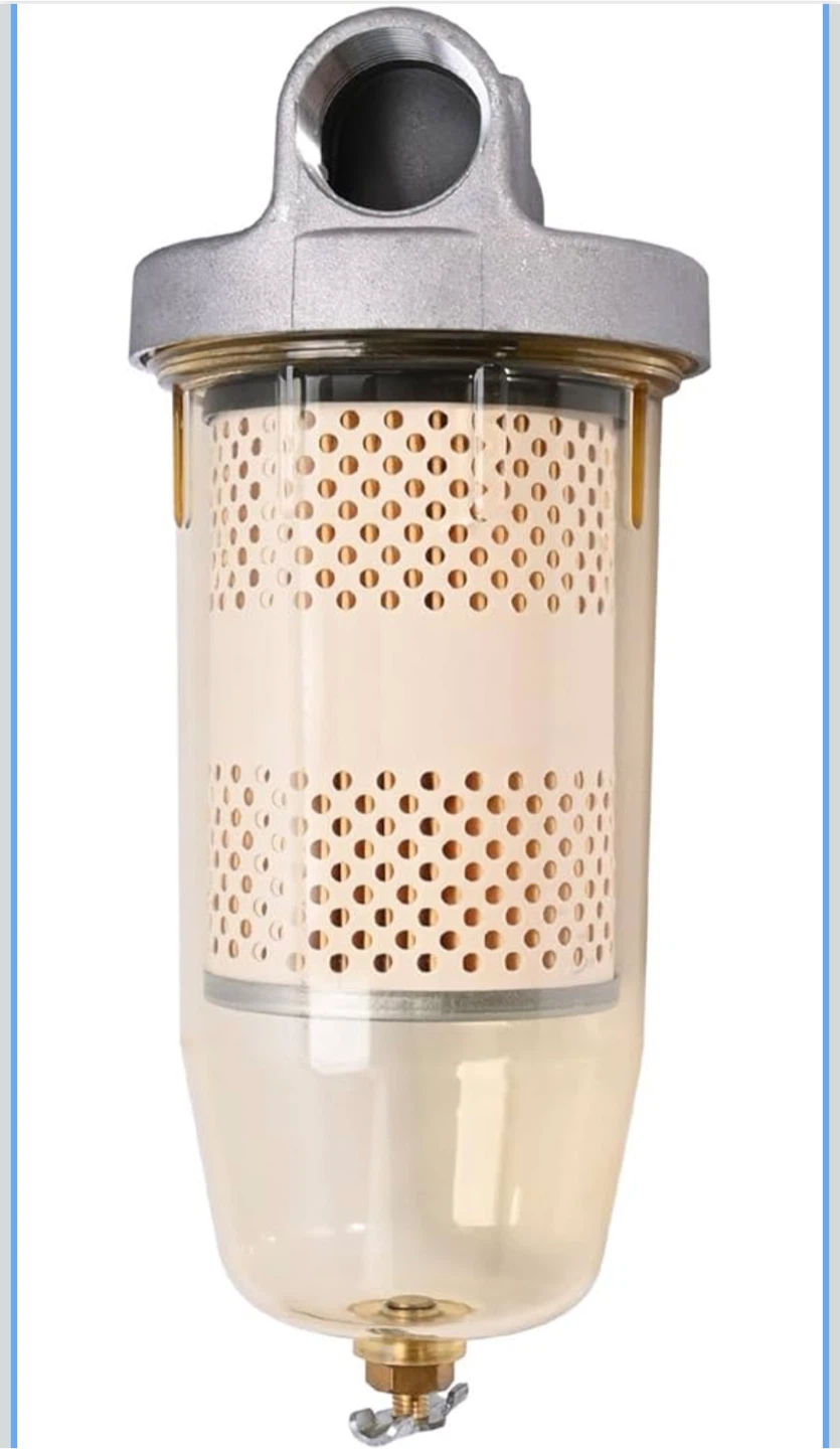 FOR 496 Goldenrod Water Block Fuel Tank Filter w/ 1" NPT Cap