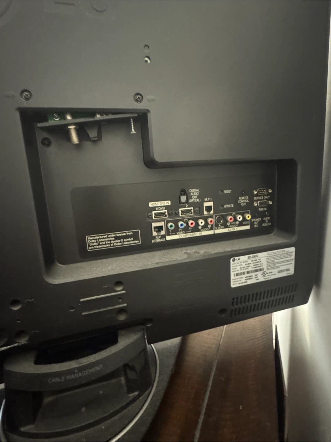 LG 32LC5DC 32 inch LCD TV - photo 4
