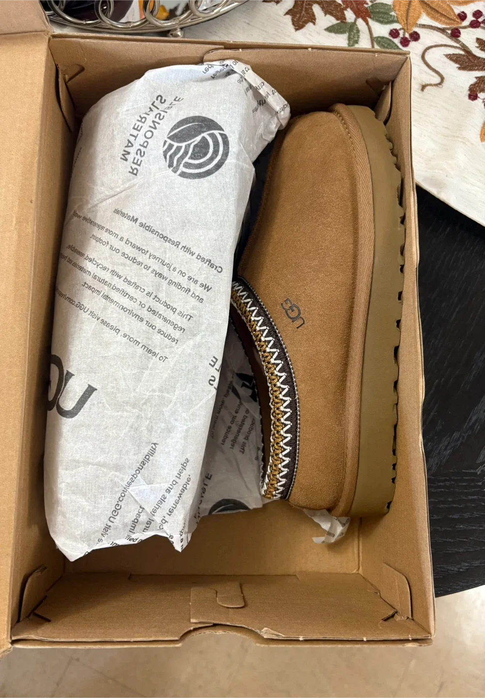 UGG W Tasman Chestnut Slipper - Women's Size 7 image indicator(3)