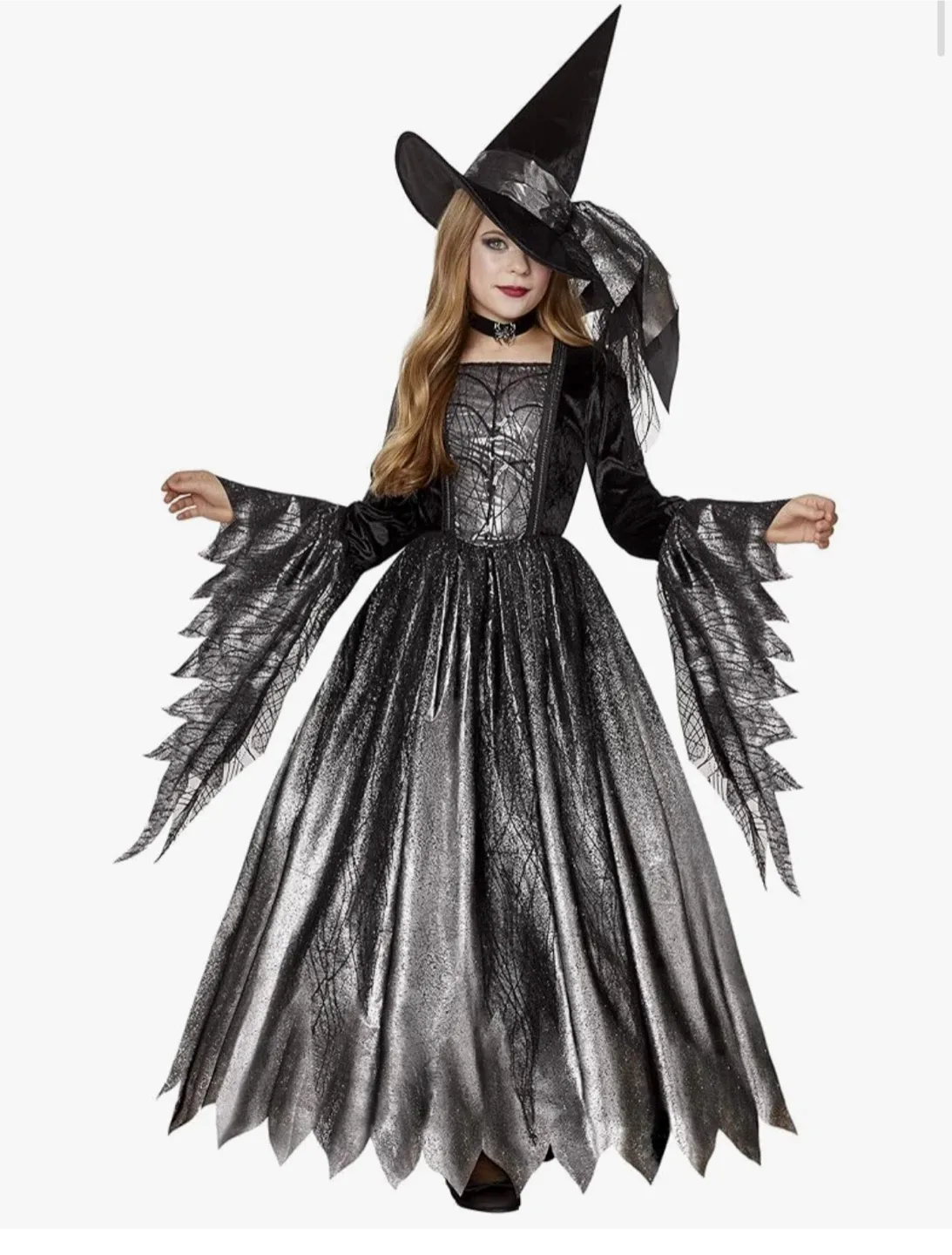 Spirit Halloween Witch Costume, Size M image indicator(9)