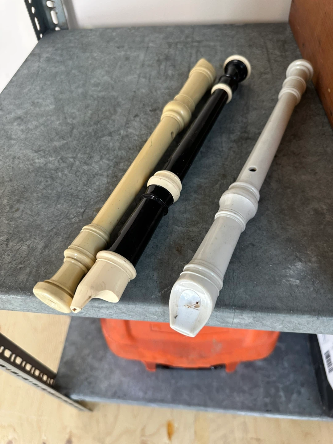 Three Recorders - Beige, Black, Grey