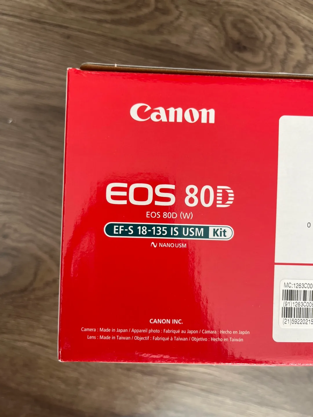 Canon EOS 80D Camera with EF-S 18-135mm Lens image indicator(9)