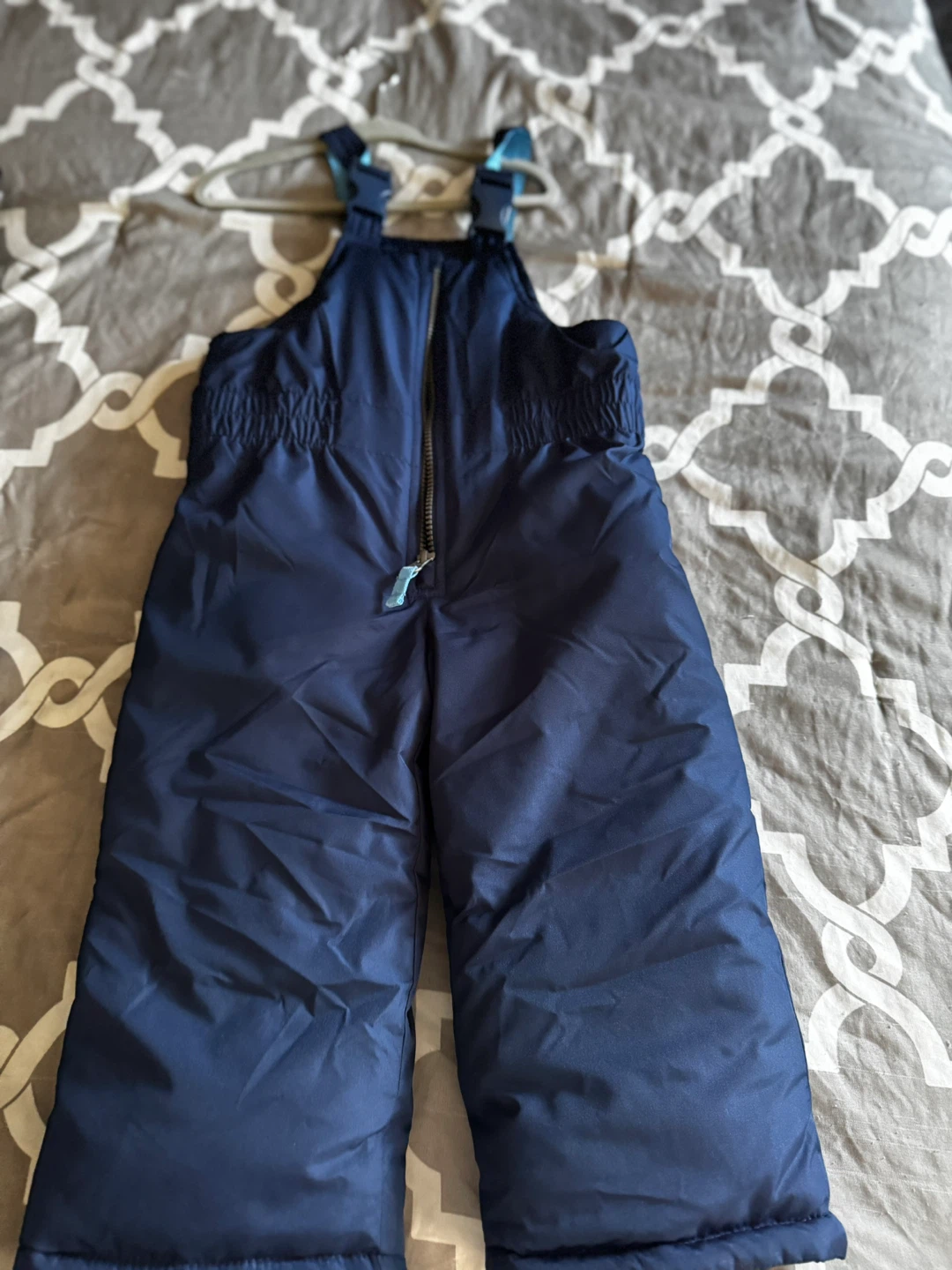 Kids' Puffer Jacket & Snow Pants Set - Navy/Gray - photo 5