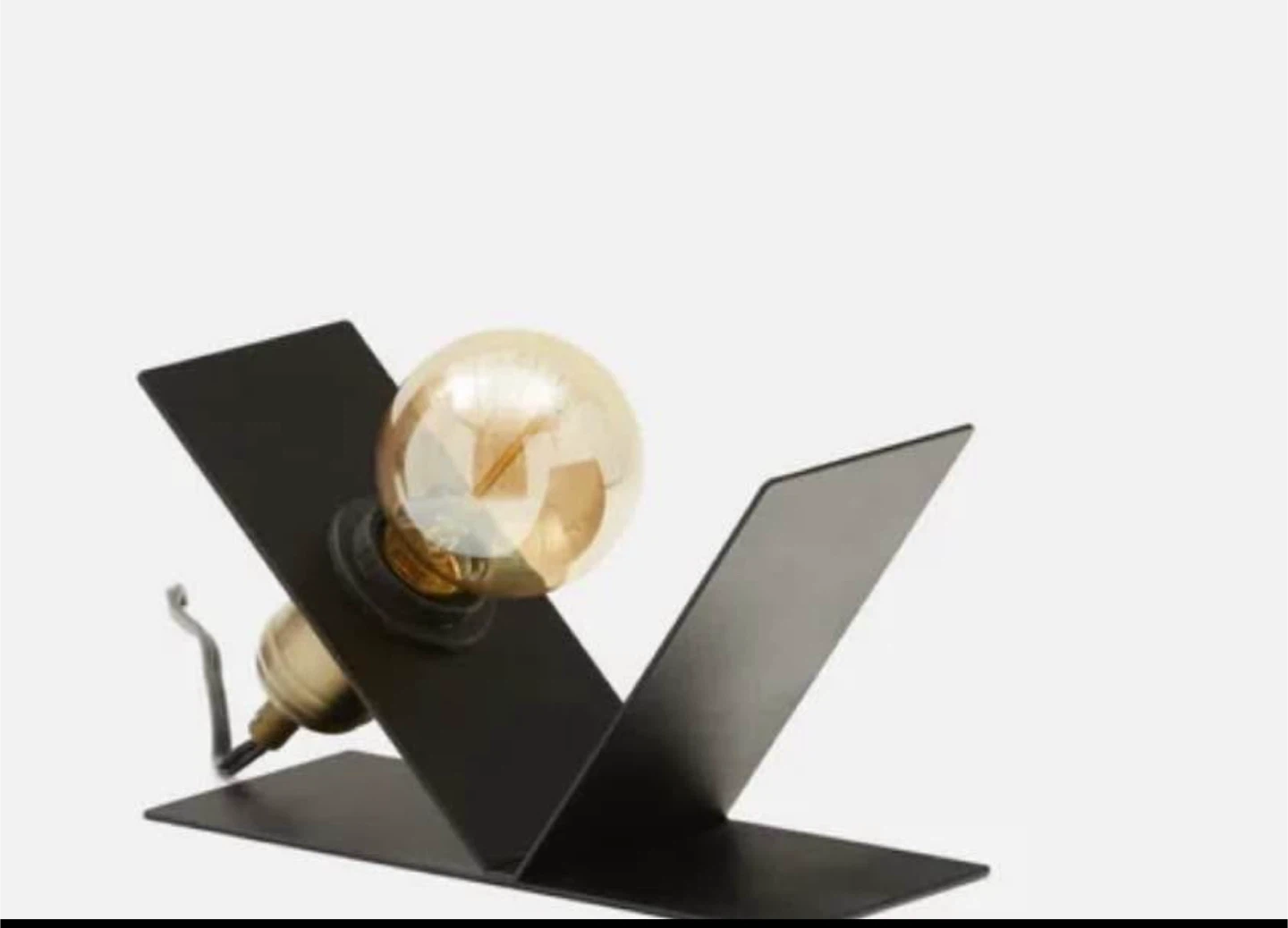 Black Metal Desk Lamp