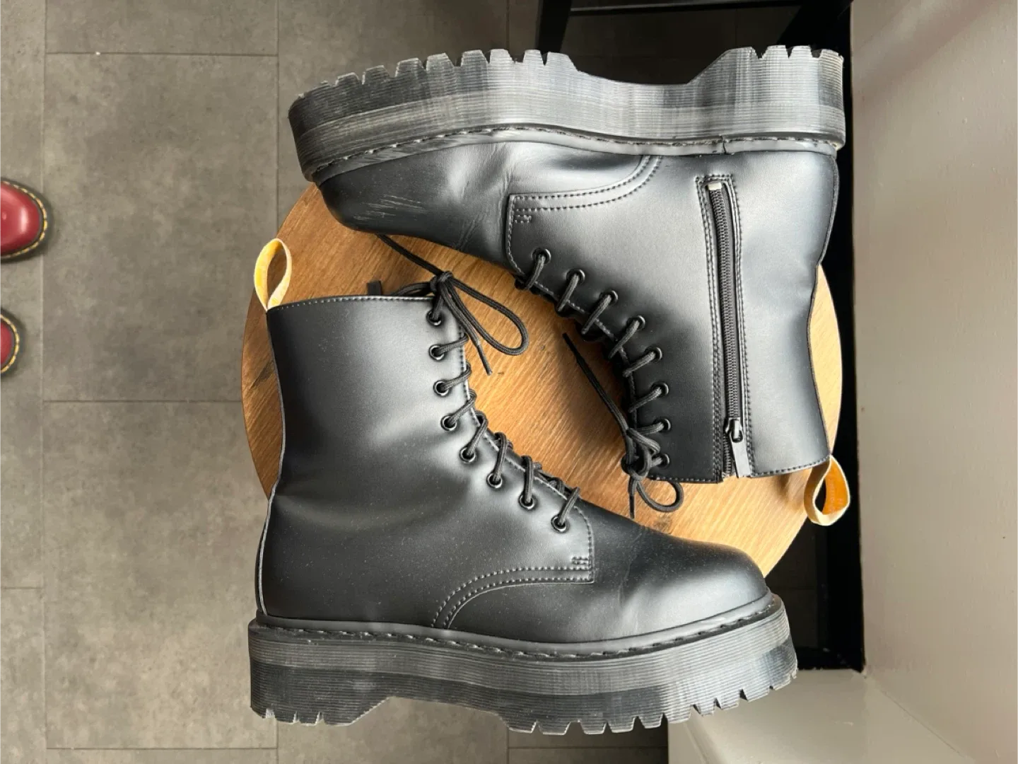 SIZE 12 - Dr. Martens Vegan Jadon II - MOVING OUT SALE ✈️✈️ thumbnail