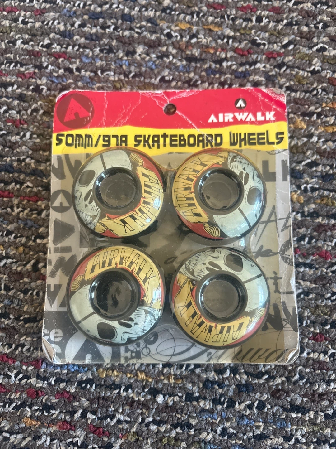 Airwalk 50mm/97A Skateboard Wheels - New