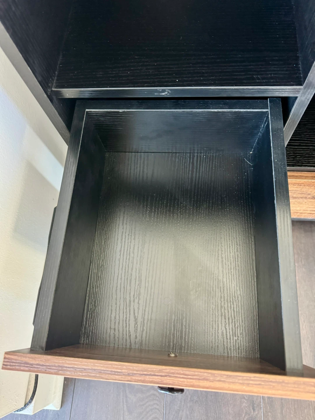 Inbox Zero 2-Drawer Office Cabinet Brown/Black - photo 5