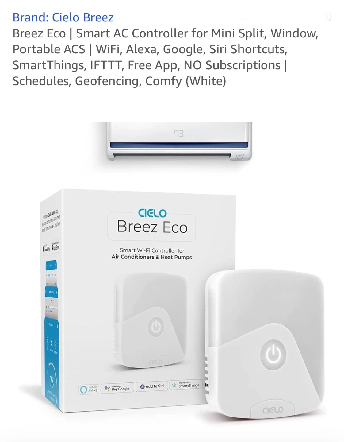 Cielo Breez Eco Smart AC Controller