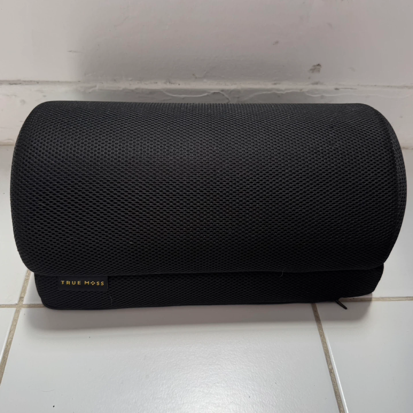 True Moss Black Foot Rest Pillow