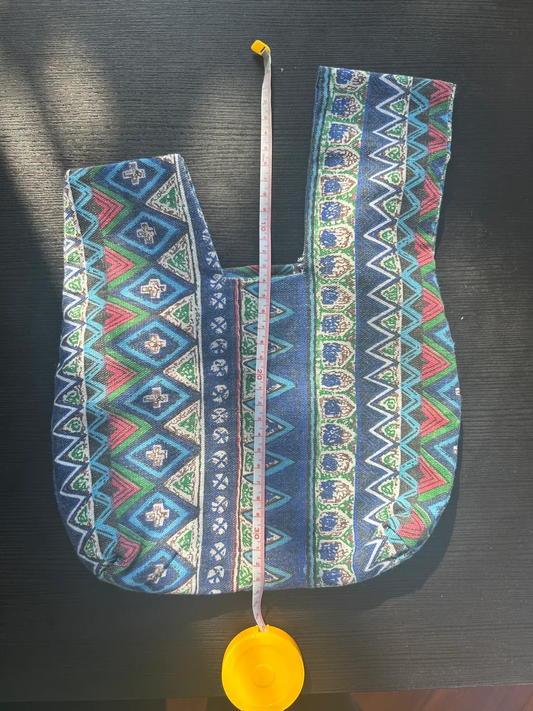 Patterned Blue Knot Bag image indicator(2)