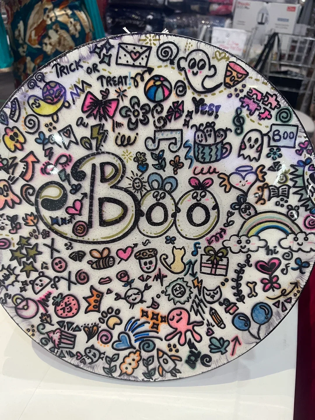 Halloween Doodle Plate thumbnail