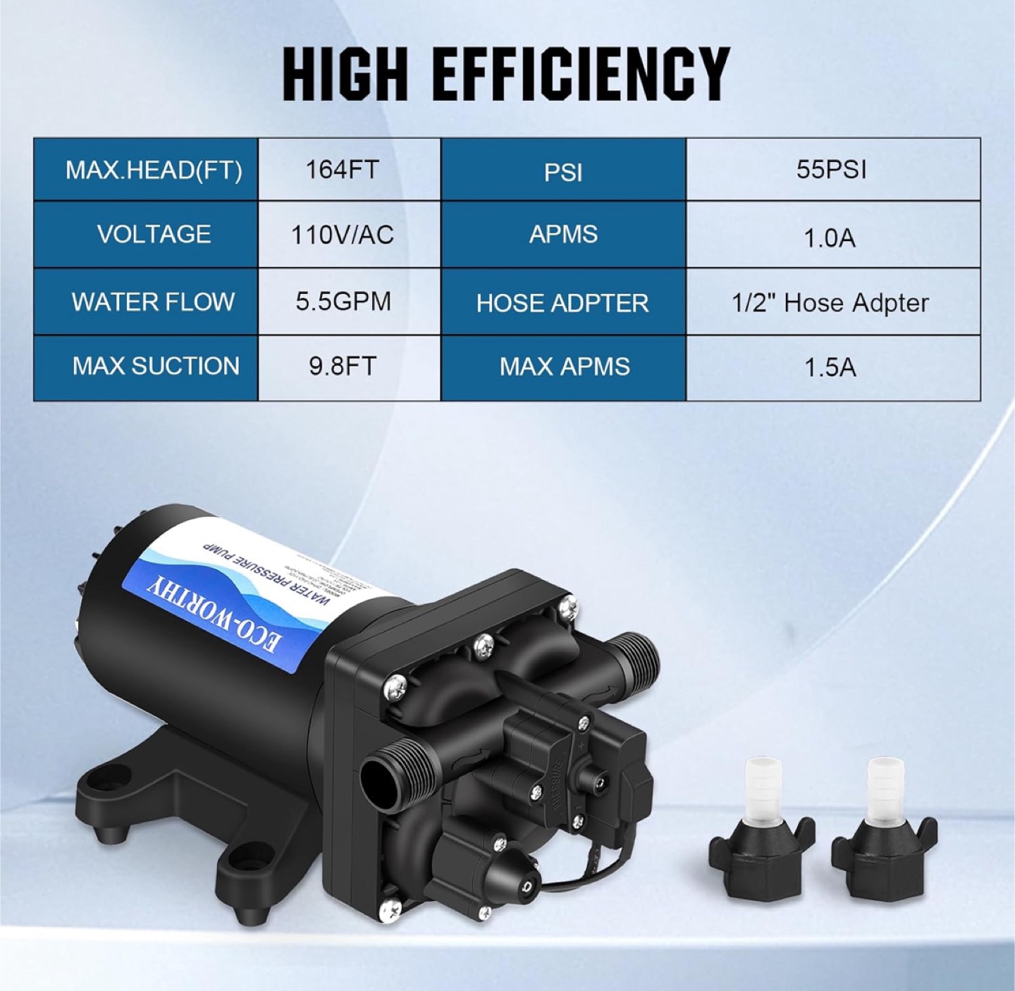 Water Pressure Pump DPHC-F42-110V - photo 2