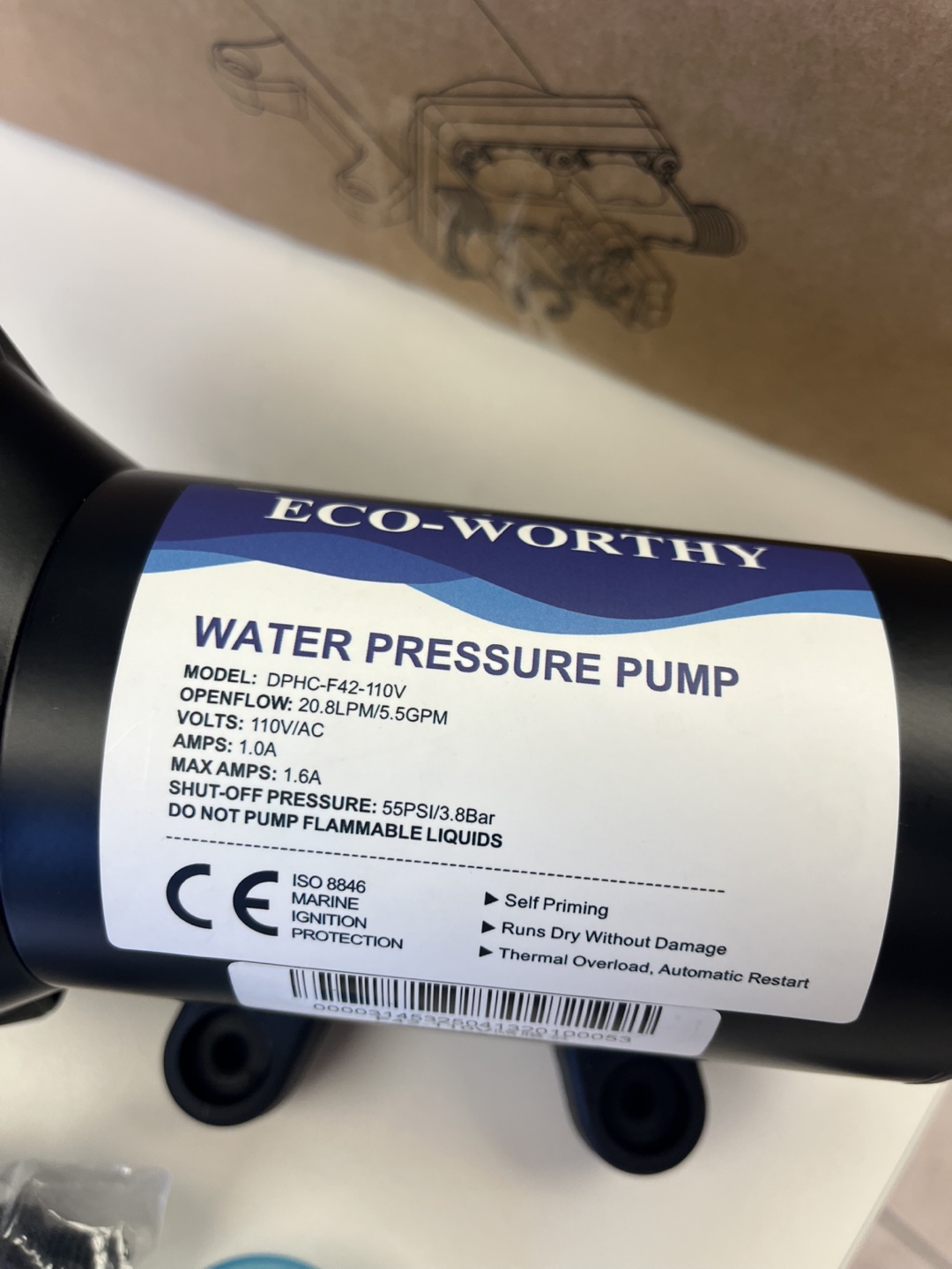 Water Pressure Pump DPHC-F42-110V - photo 4