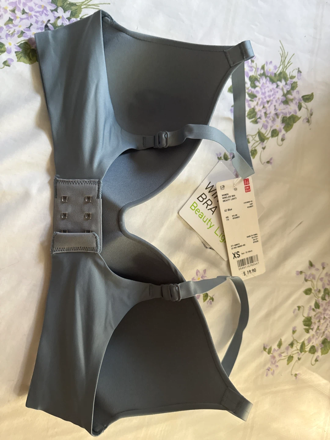 New Uniqlo Wireless Bra Beauty Light XS Blue - photo 2