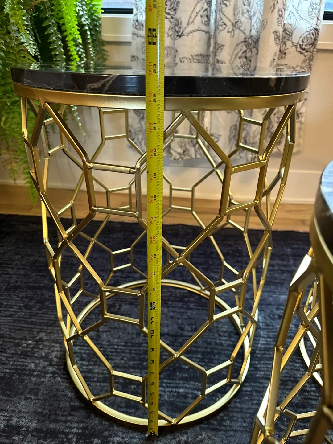 Marble Top Side Tables - Set of 2 image indicator(6)