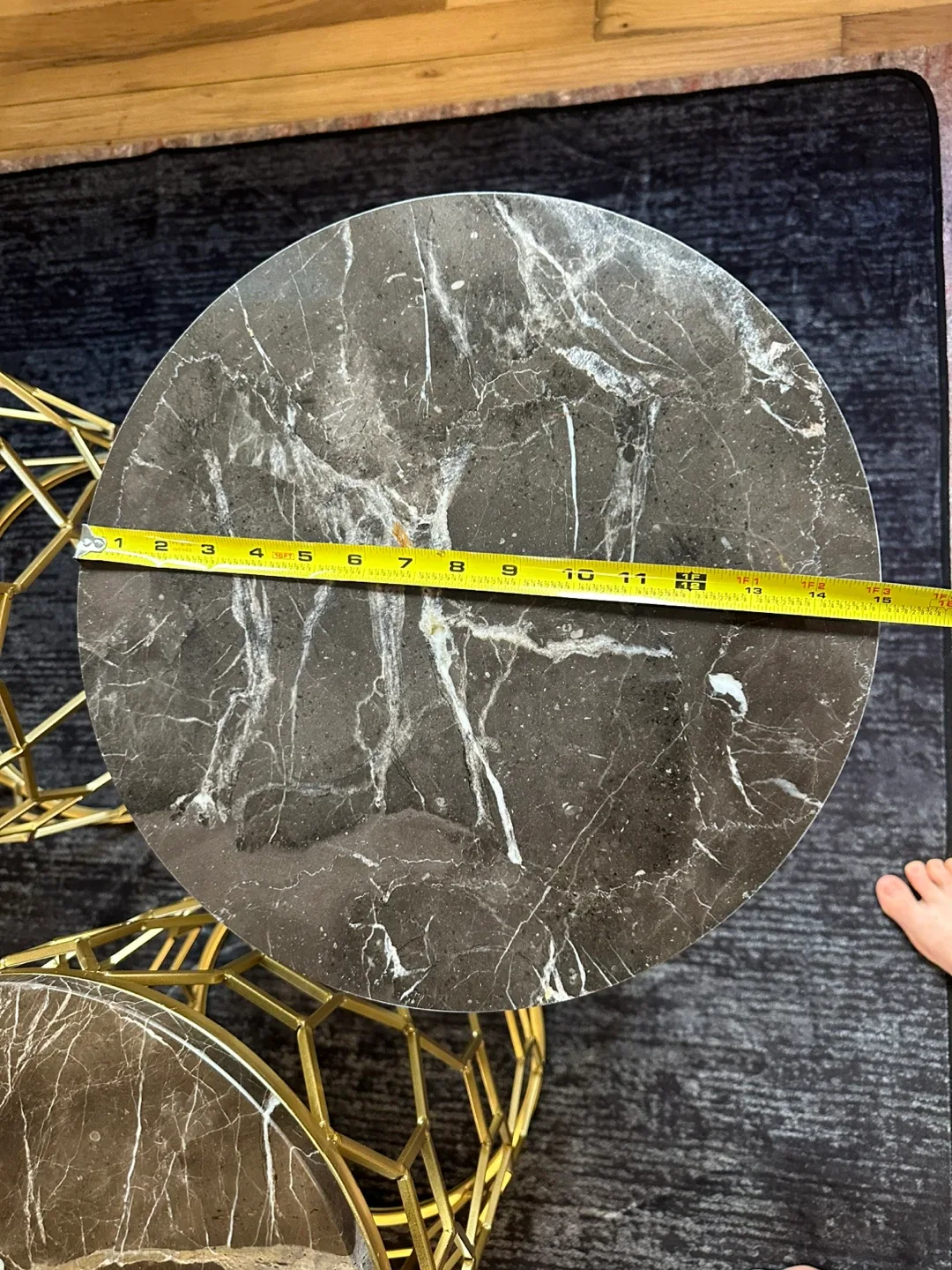 Marble Top Side Tables - Set of 2 image indicator(4)