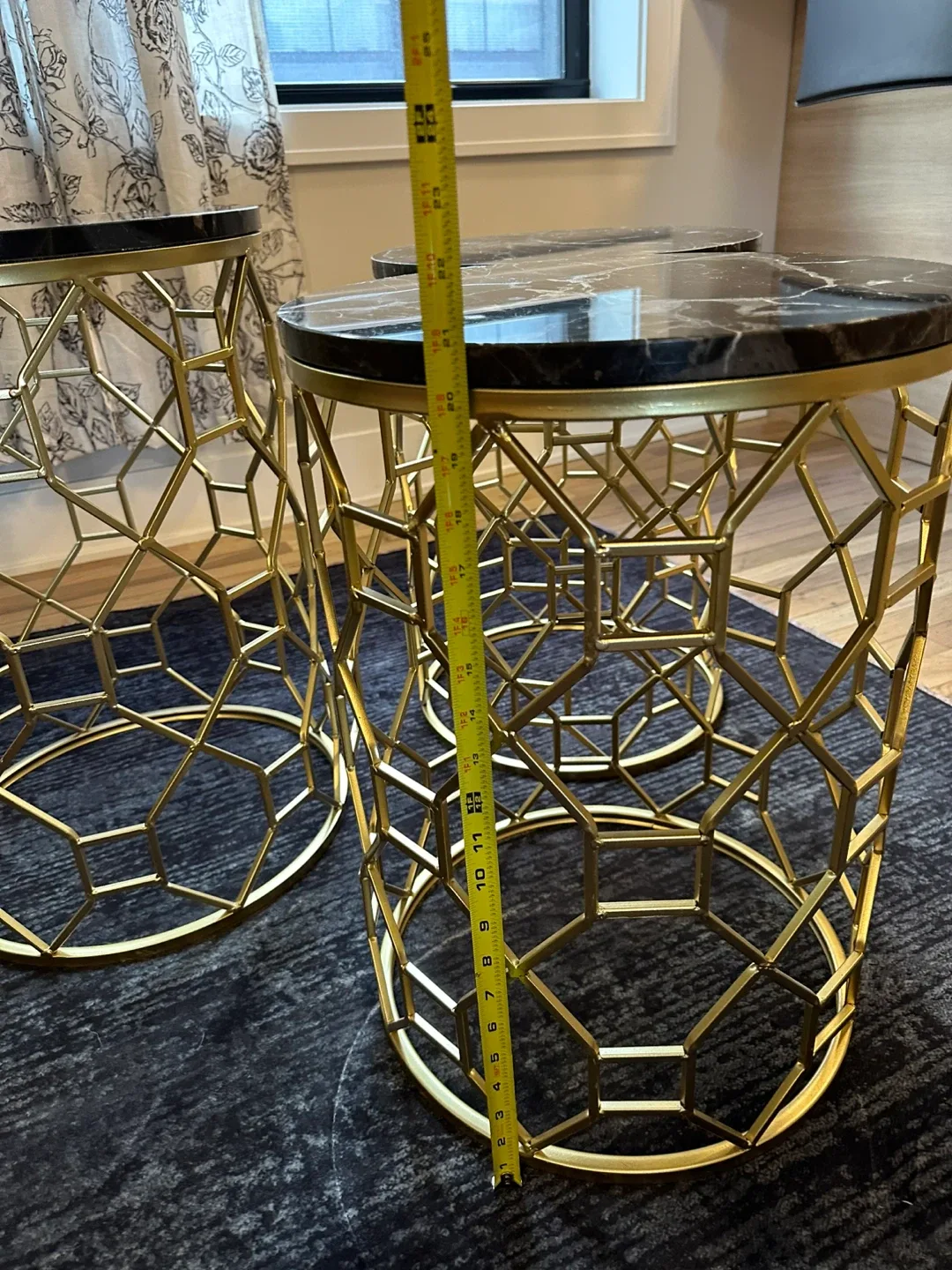 Marble Top Side Tables - Set of 2 image indicator(7)