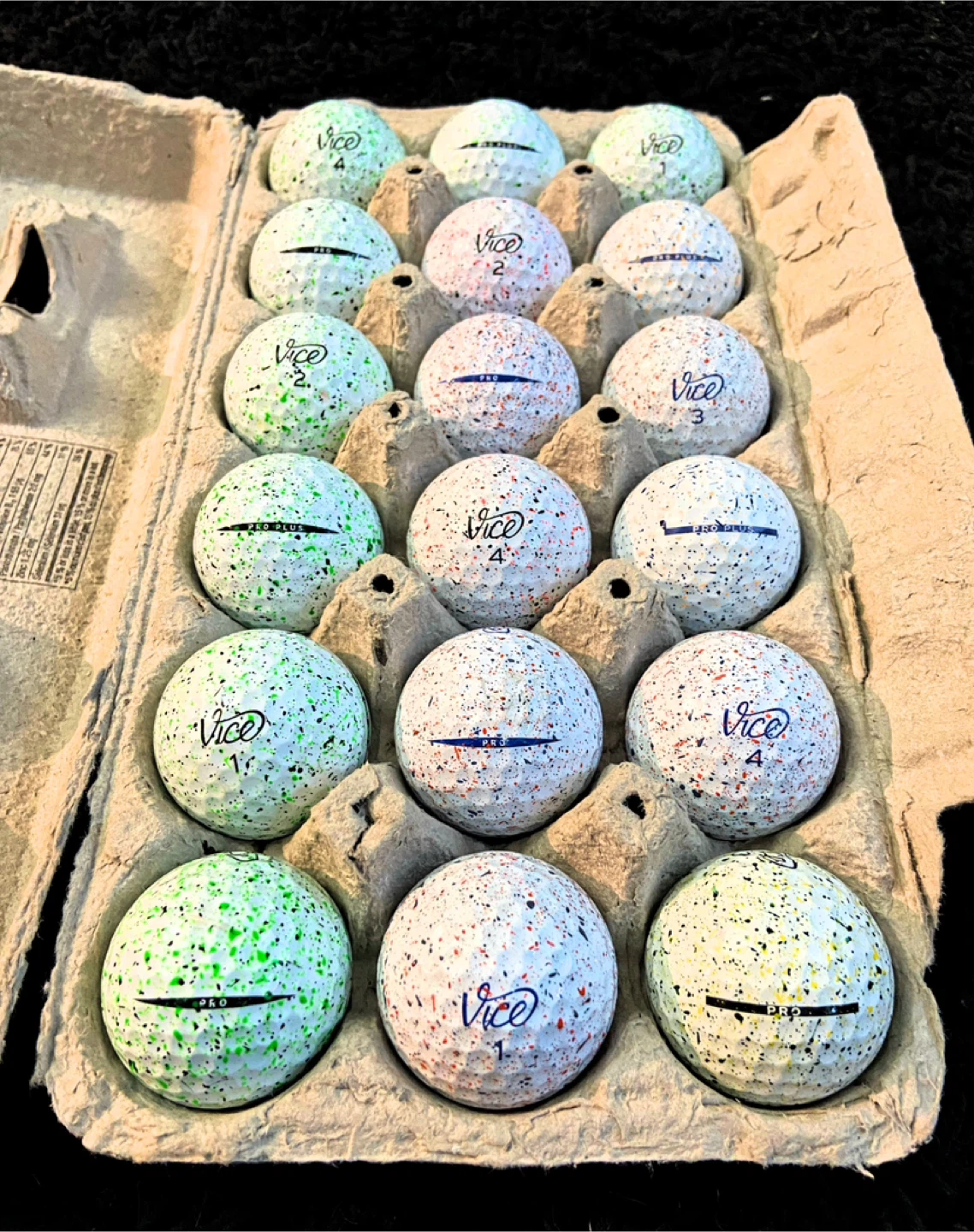18 Vice Drip Pro Series Golf Balls