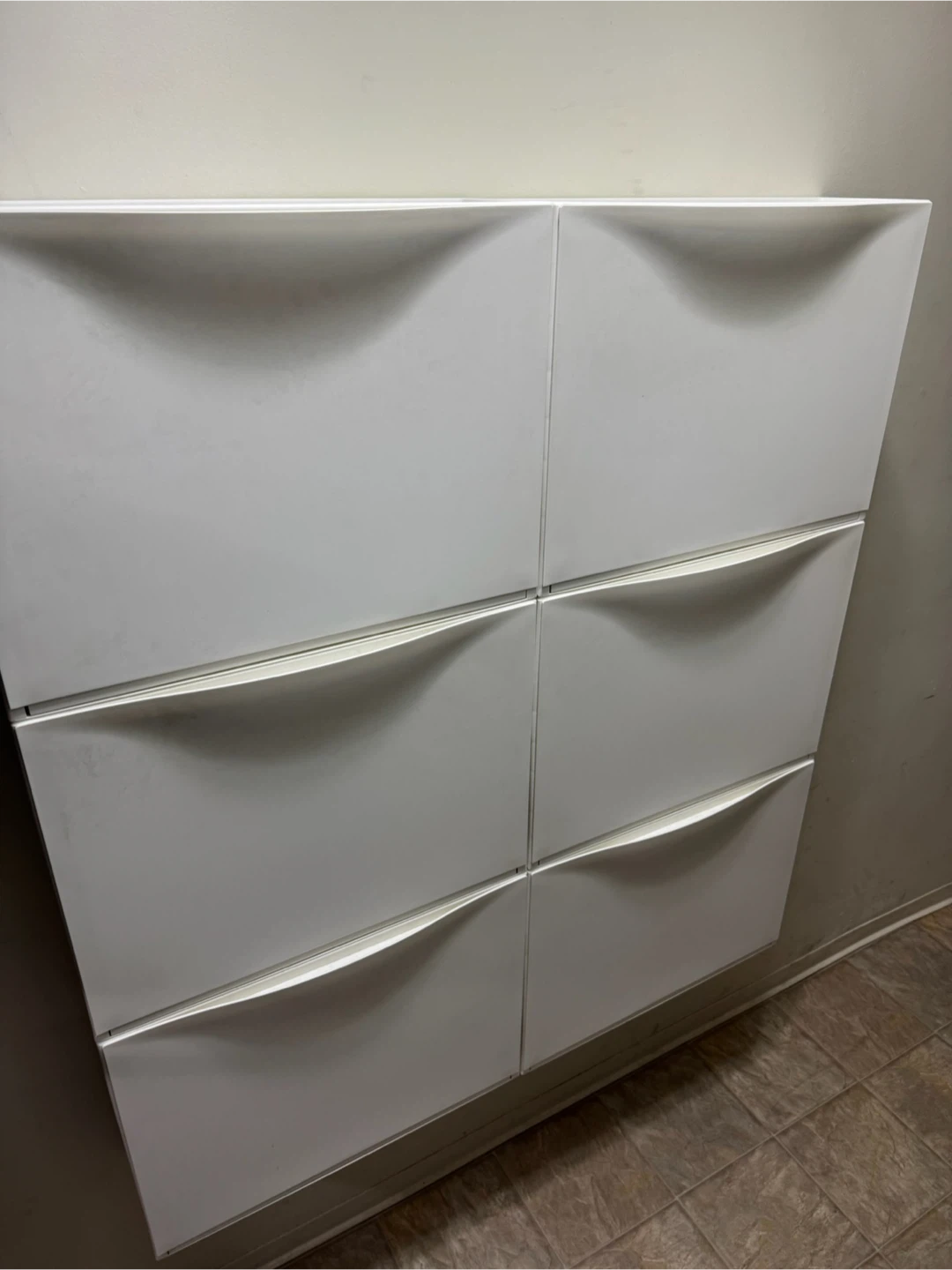 IKEA Trones Shoe/ Storage Cabinet, White - photo 2
