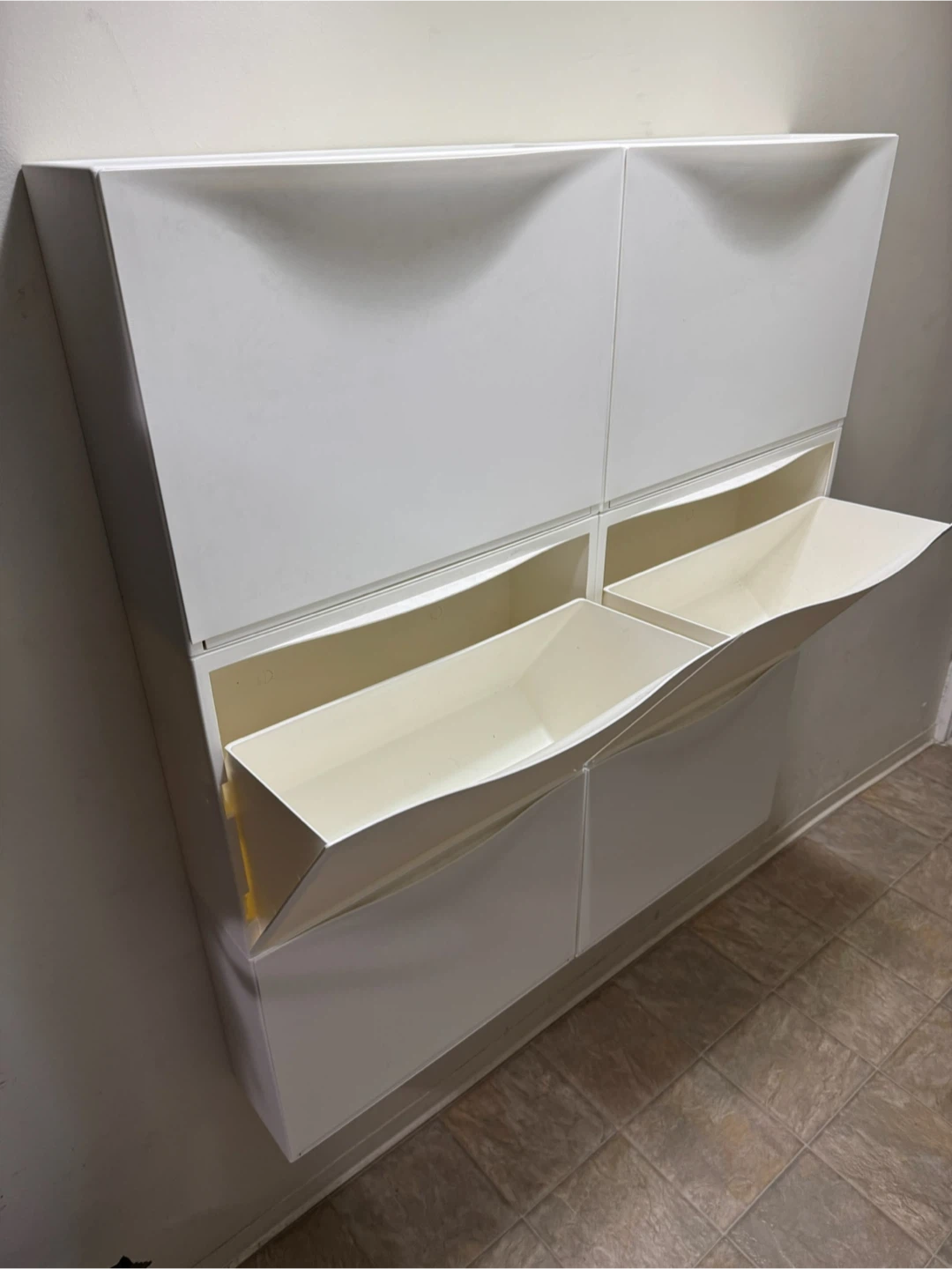 IKEA Trones Shoe/ Storage Cabinet, White