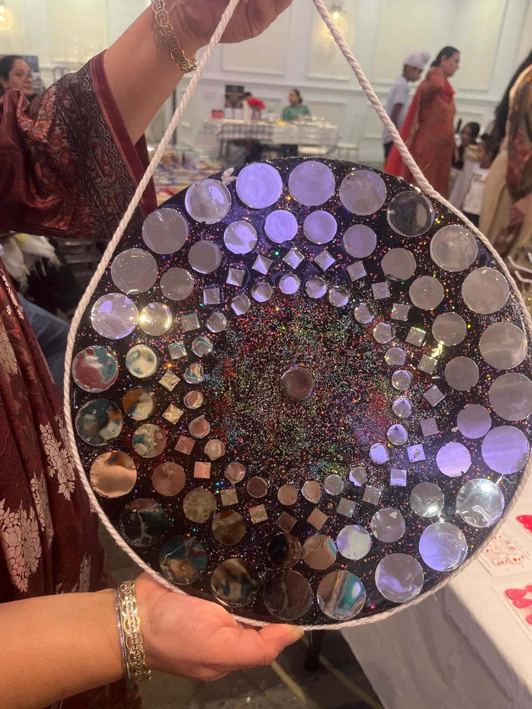 Decorative Mirror Mandala Wall Art thumbnail