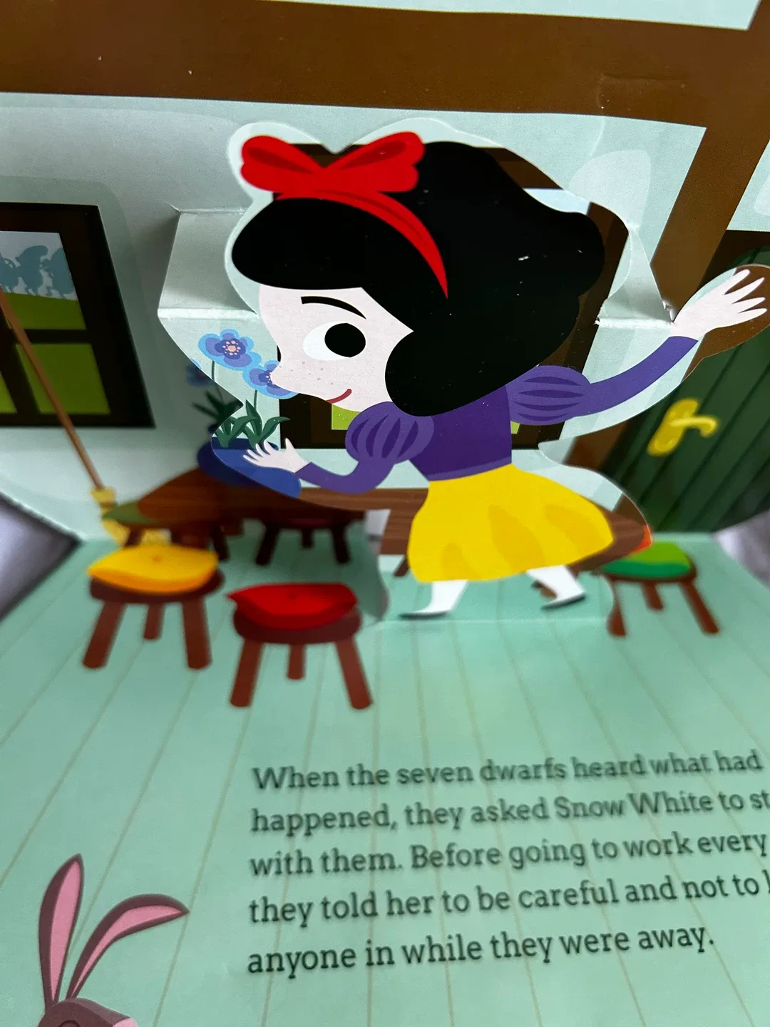 2 new Disney Baby Snow White Soft Book & Pop-Up Book image indicator(5)