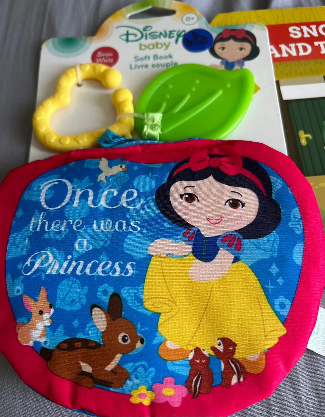 2 new Disney Baby Snow White Soft Book & Pop-Up Book image indicator(2)