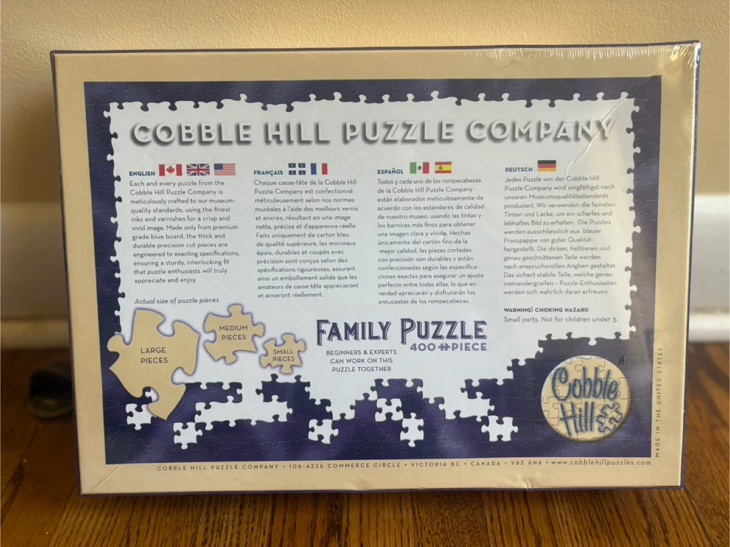 Cobble Hill Dindoland 400 Piece Family Puzzle - NEW! image indicator(3)