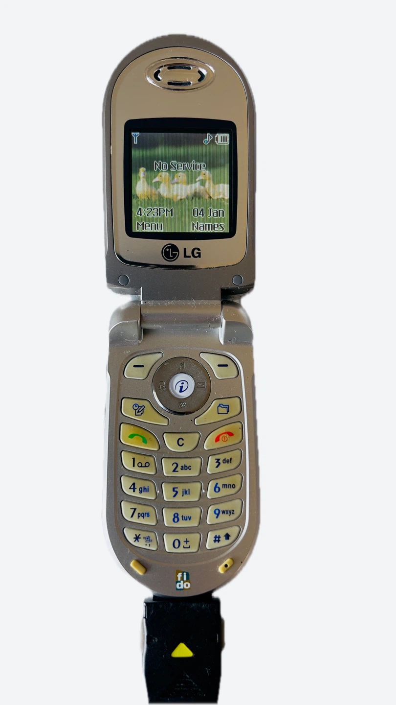 LG Flip Phone with Charger