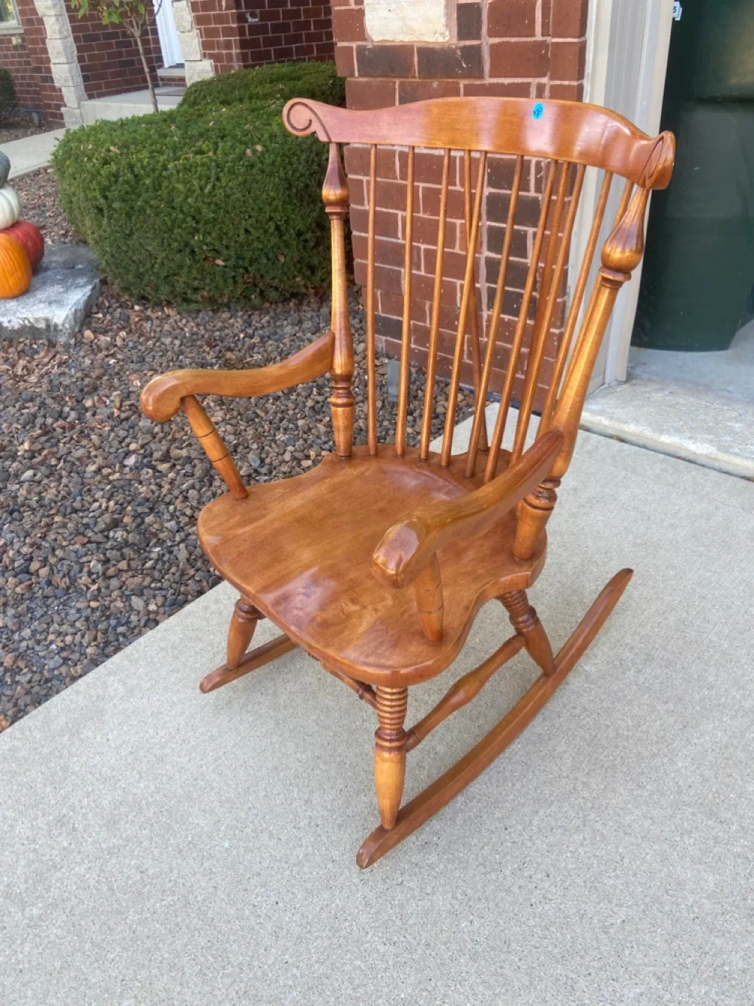 Wooden Rocking Chair thumbnail