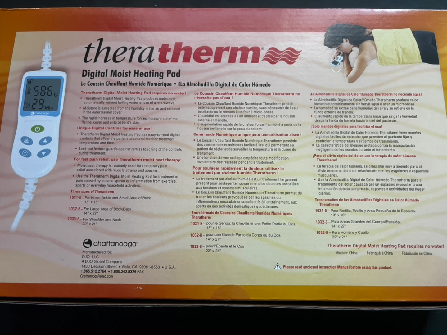 Theratherm Digital Moist Heating Pad - New in Box! - photo 2