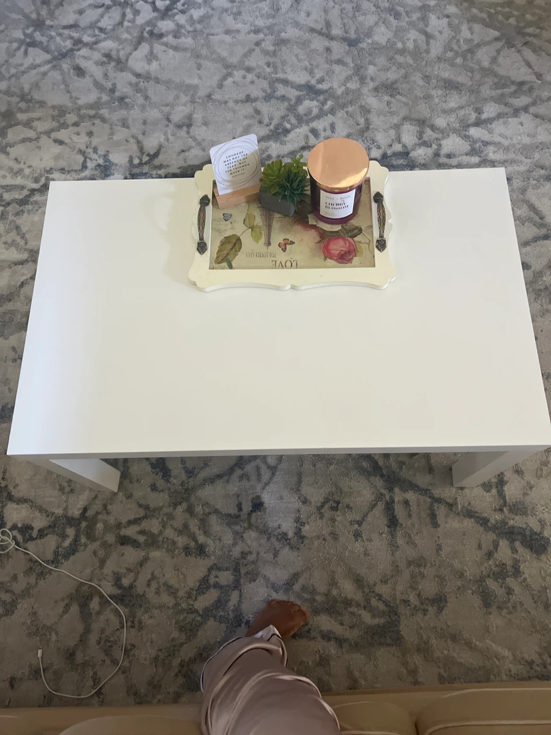 White Coffee Table from IKEA - photo 4