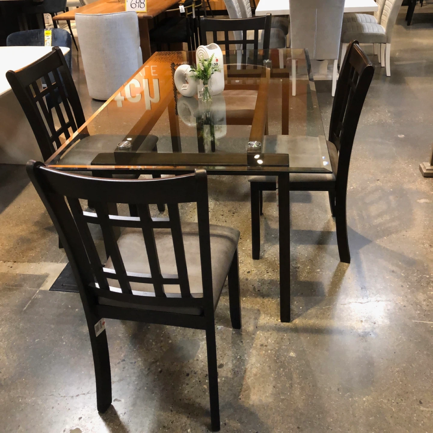 Dining Table Set with 4 Chairs (Brand New/Still In Boxes) - photo 2
