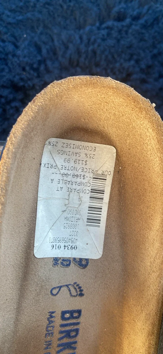 Birkenstock Arizona Leather Sandals Size 39 (US 8) image indicator(2)