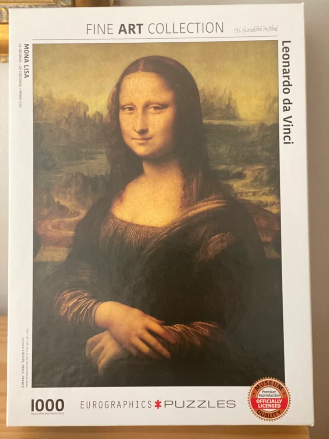NEW Mona Lisa 1000 Piece Puzzle🧡 thumbnail