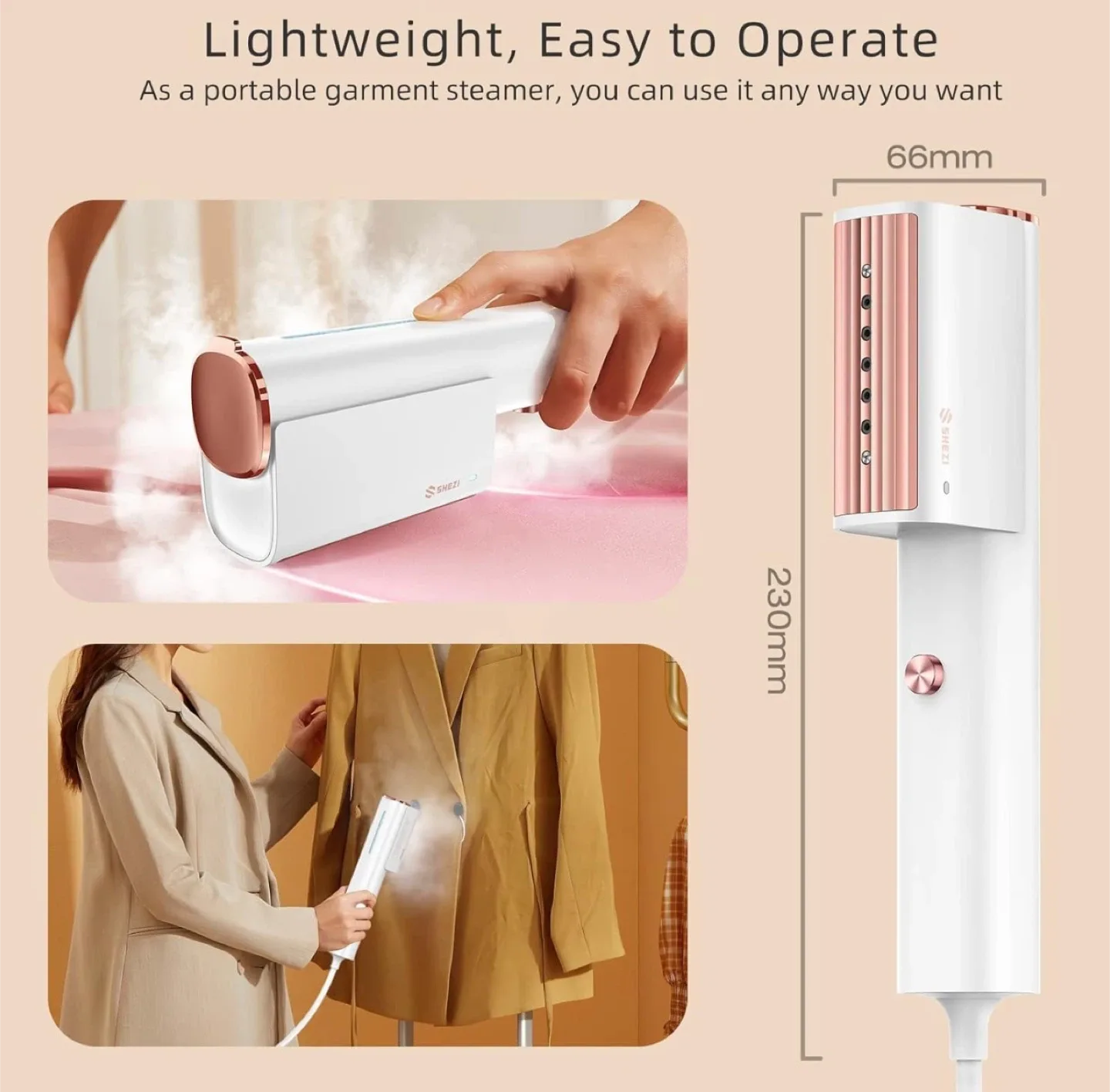 SHEZI Portable Garment Steamer - Like New! image indicator(4)